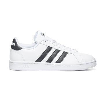 Sneakers bianche da uomo con strisce a contrasto adidas Grand Court, Brand, SKU s324000197, Immagine 0